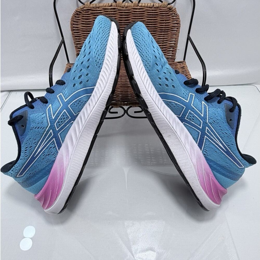 ASICS GT-1000 Women's Running Shoes Size 8.5 Blue Pink Black 25.5cm F131120 - Picture 8 of 10